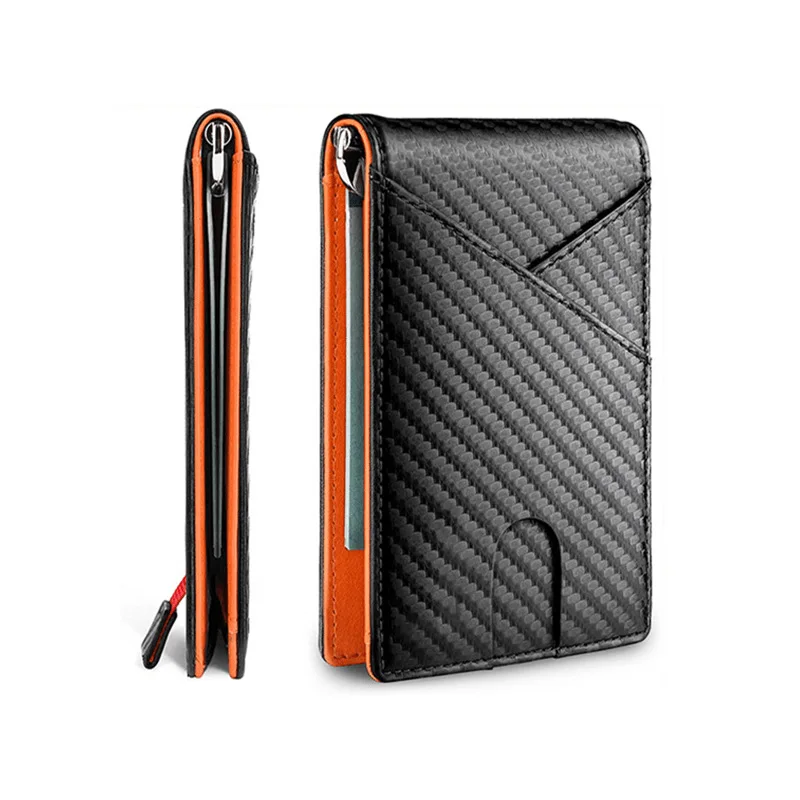 

Mens Slim Wallet RFID with Money Clip Blocking Bifold Credit Card Holder for Men with Gift Box card holder wallet