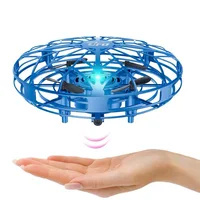 

Mini Drone UFO Hand Operated RC Helicopter Quadcopter Drone Infrared Induction Aircraft Flying Ball Toys For Kids
