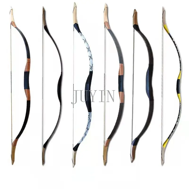 

JUYIN spot ancient traditional bow and arrow recurve bow scenic shooting archery competition antique bow and arrow, Multi colors