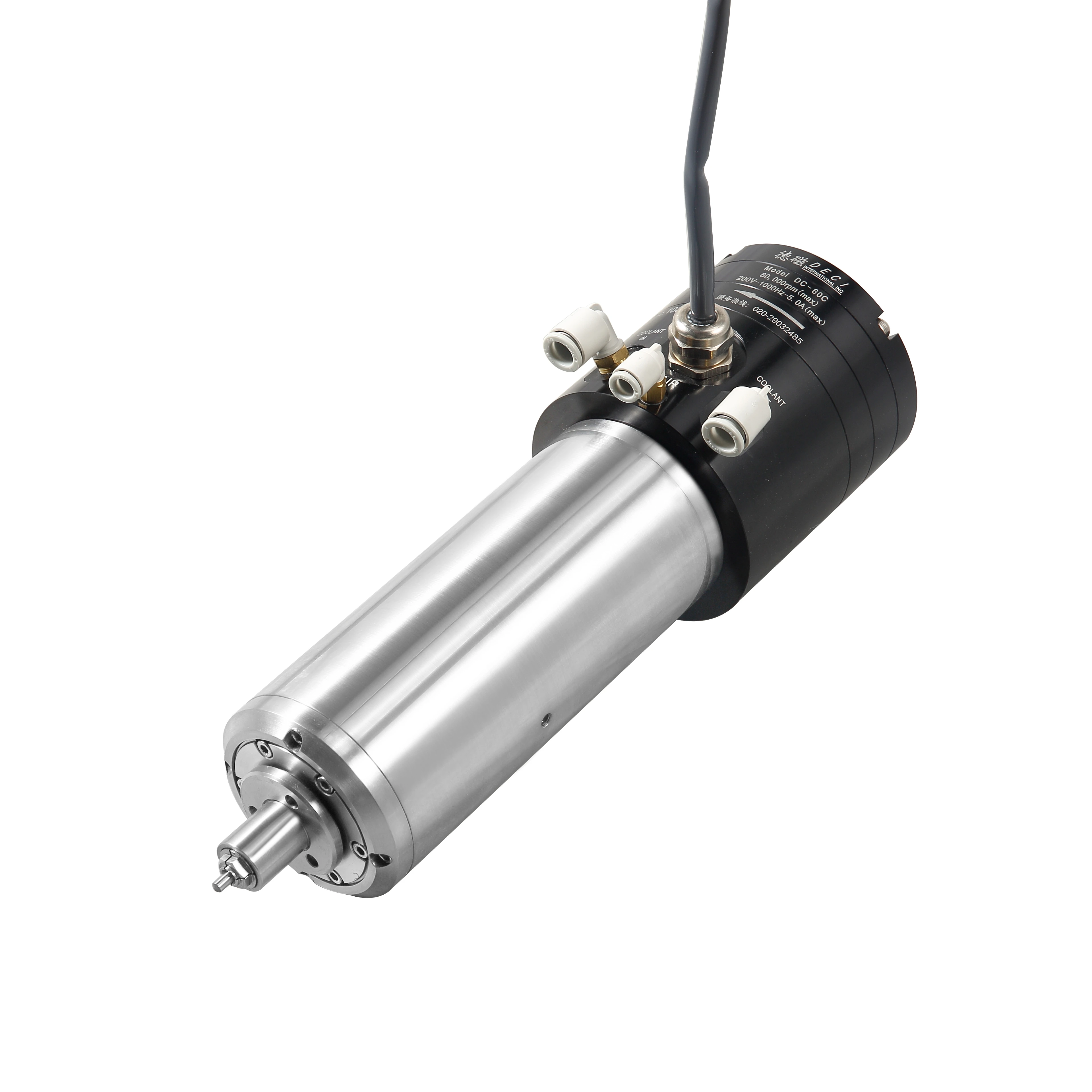 
DECI ATC Spindle 6000rpm high speed water milling engraving spindle CNC lathe spindle motor 1.5kw 