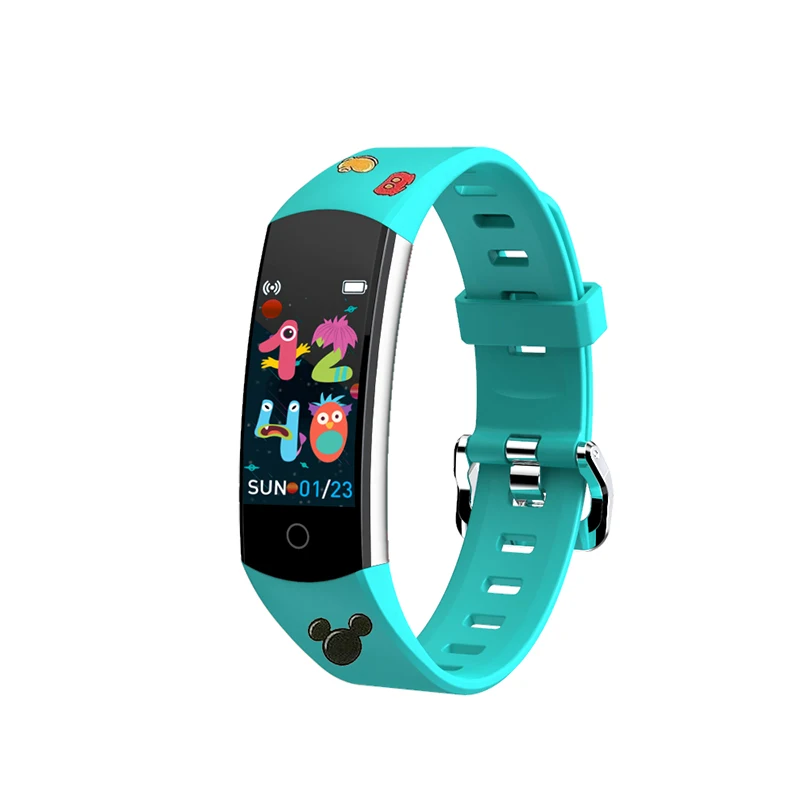 

Amazon hot selling heart rate /blood pressure monitoring IP67 waterproof kids smart bracelet C07Q fitness tracker watch, Black/green/blue/pink/purple/luminous green