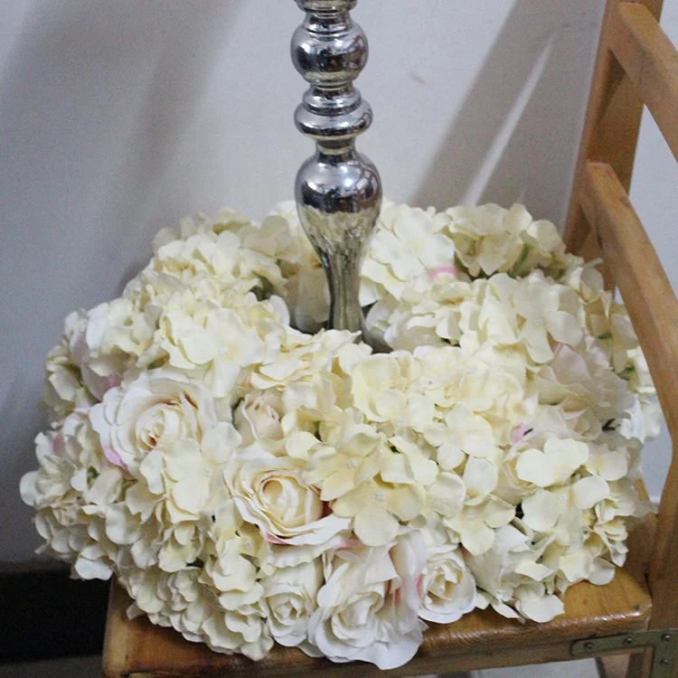 

SPR All kinds of colors wedding artificial flower arrangements, Yellow with green