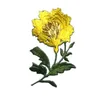 Handmade Beautiful Flower patch iron on patch embroidered custom woven badge