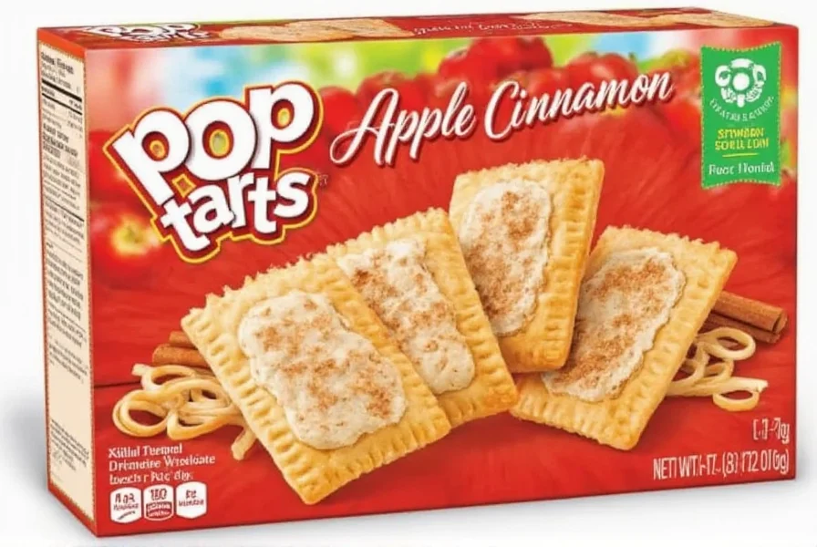 Homemade apple cinnamon pop tarts arranged on rustic wooden board with cinnamon sticks and fresh apples