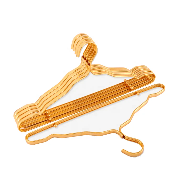 
Wholesale Lightweight Coats Hangers with Non-Slip Design Aluminum Metal Clothes Hanging Rack 