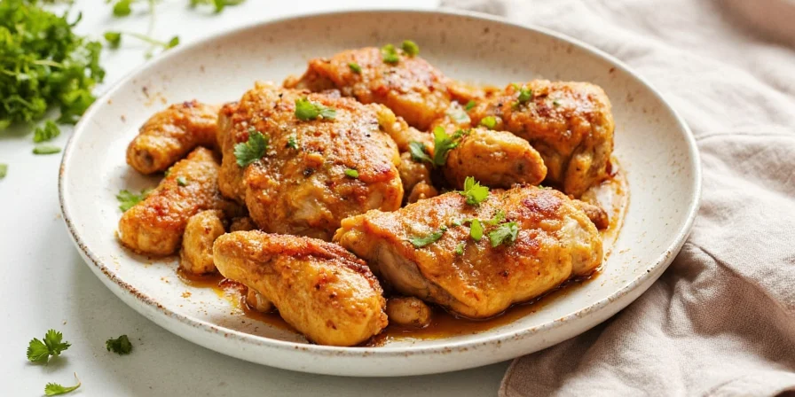 Thai-inspired chicken with curry glaze