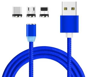 Magnetic Micro USB Charging Cable LED Light 1m