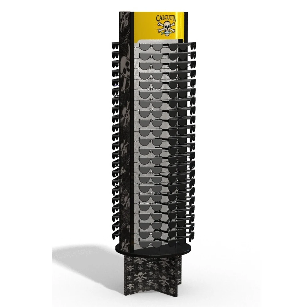 High Quality Rotating Floor Stand Sunglasses Display Rck Sunglasses