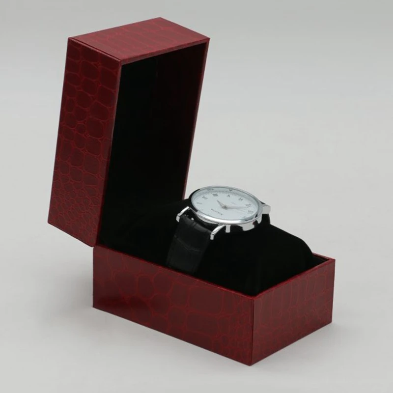 

Latest style custom designed watch box display box wrist luxury exquisite watch gift box men's leather case
