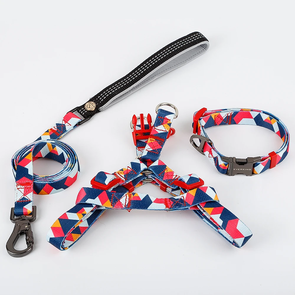 

Personalized pet supplies wholesale dog products dog collar leash and harness for hiking walking, 10