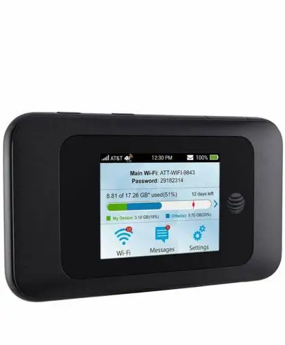 

USA STOCK Unlocked AT&T Velocity 2 ZTE MF985 4G LTE 600Mbps Portable Wifi Wireless Router, Black