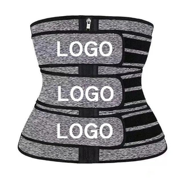 

Custom logo Wholesale Waist Training Belt Belly Fat Burner Sweat Belts Fitness Equipment Waistrainer Tummy Trimmer