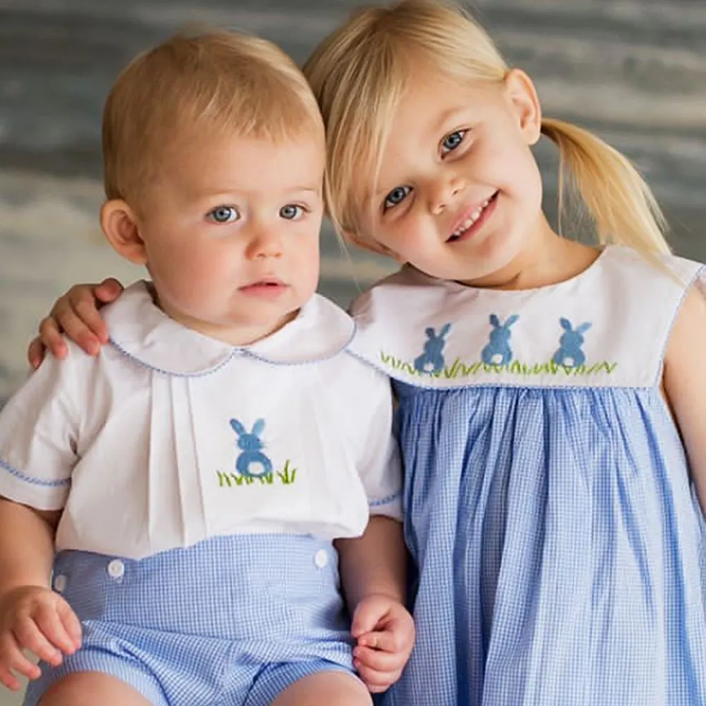 

2020 summer brother & sister matching clothes spanish baby boutique, As picture or custom