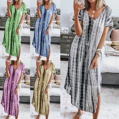 

2021 Women's Dresses-Summer Floral Bohemian Adjustable Spaghetti Strap Button Down Swing Midi Dress with Pockets, Any pattern
