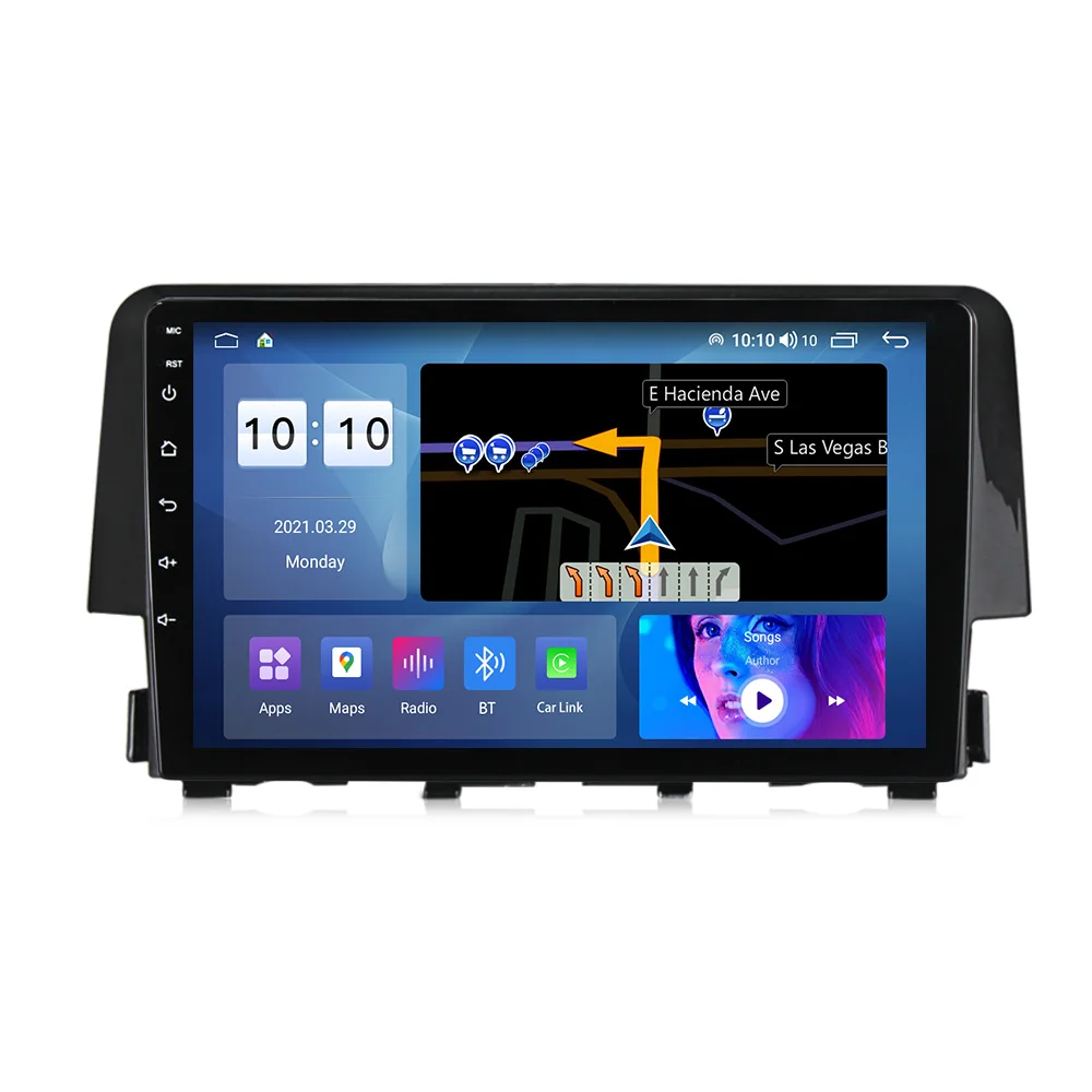 

Car Radio 4G WIFI BT 8 128G DSP 2 Din Android Car Player For Honda Civic 2015-2020 Carplay BT IPS Car Multimedia