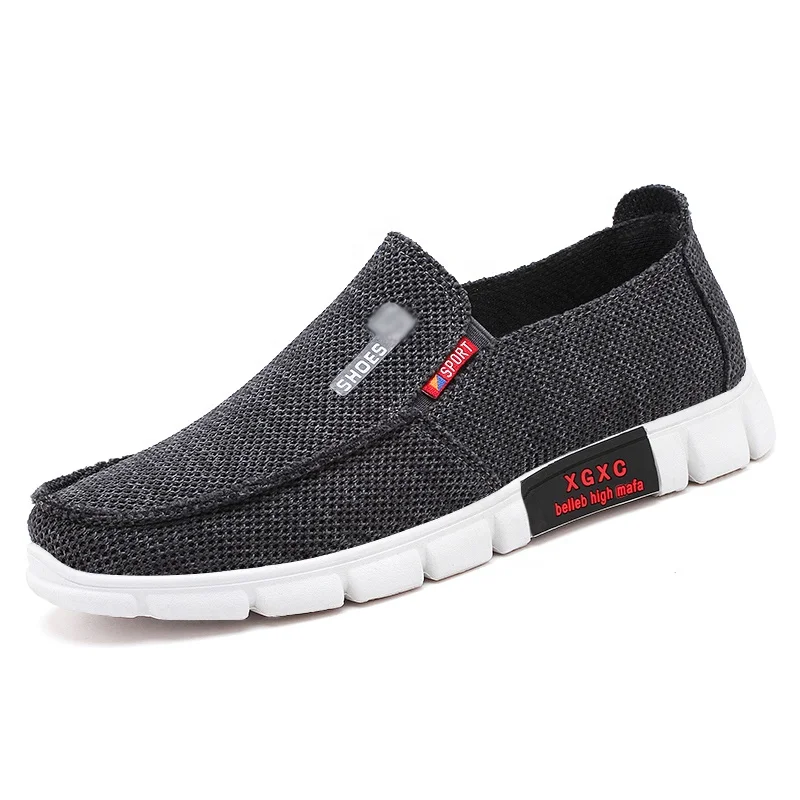 

726 stock slip on shoes men black shoes men's casual shoes, Black, blue