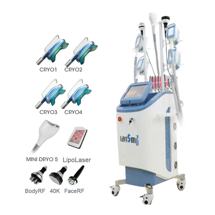 

High Quality Weight Loss 360 4 Handles Cryolipolisis Facial Equipment Fat Freeze Device Cryo Cooling Rf Slimming Machine