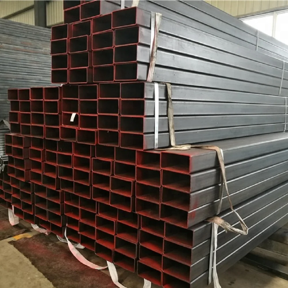 Astm A500 Black Rectangular Steel Square Hollow Section Pipe For