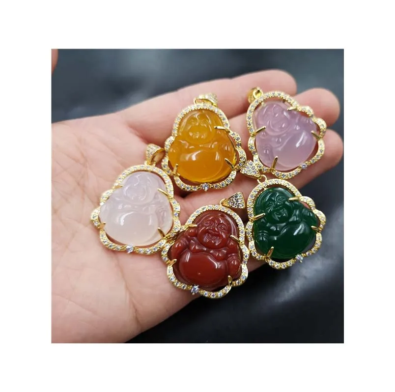 

Good Selling Modern and Beautiful Emerald Green Pendabt Necklaces for Personal decoration, Multicolor