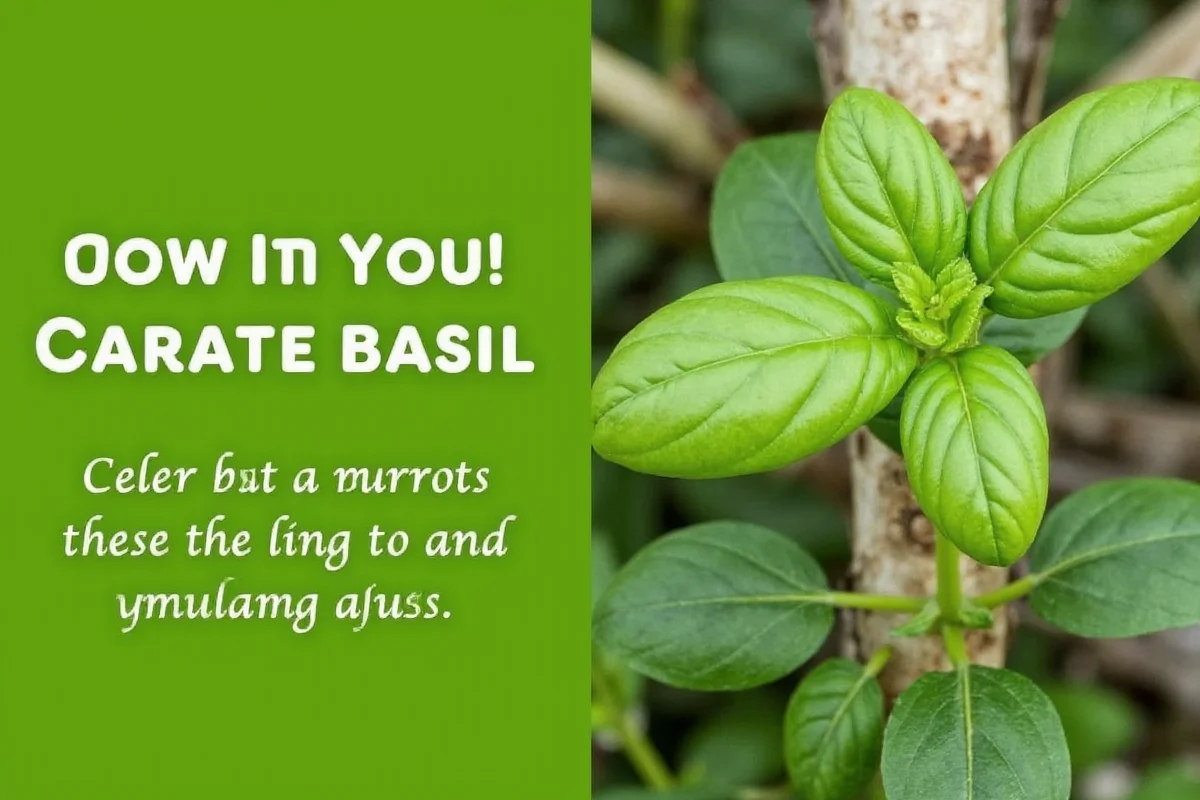 how to care for basil plant outdoors