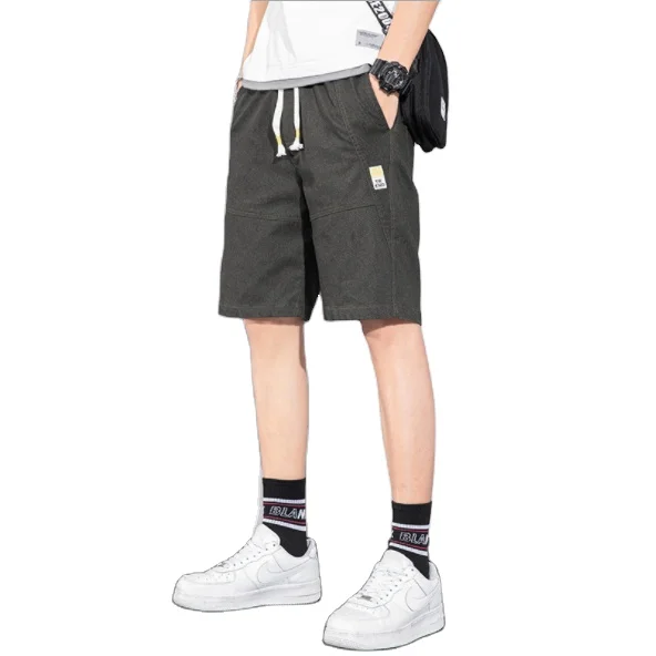 

2021 summer new Capris trend casual pants sports beach pants men's shorts, Picture