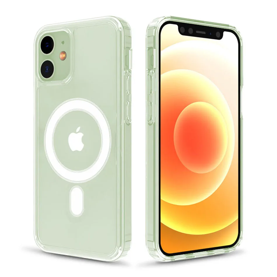 

Magnetic Card Holder Magsafe Clear Phone Case, Magsafe Phone Case For Iphone 12/ Iphone 12 Pro/Iphone 12 Pro Max, Transparent
