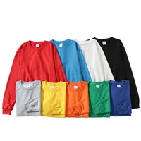 

New style Mens Basic Crew Neck Pullover Diy Logo Plain Couple Hoodies Sweatshirts