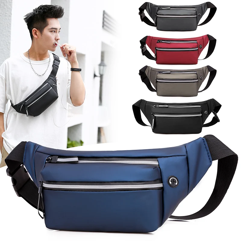 

China high quality custom unisex fashion outdoor bum waist belt bag man fanny pack waist bag