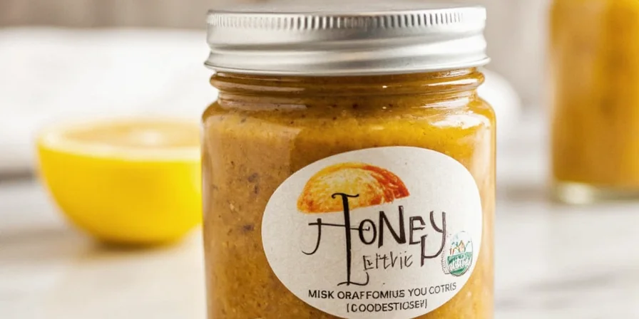 Step-by-step DIY honey mustard in jars