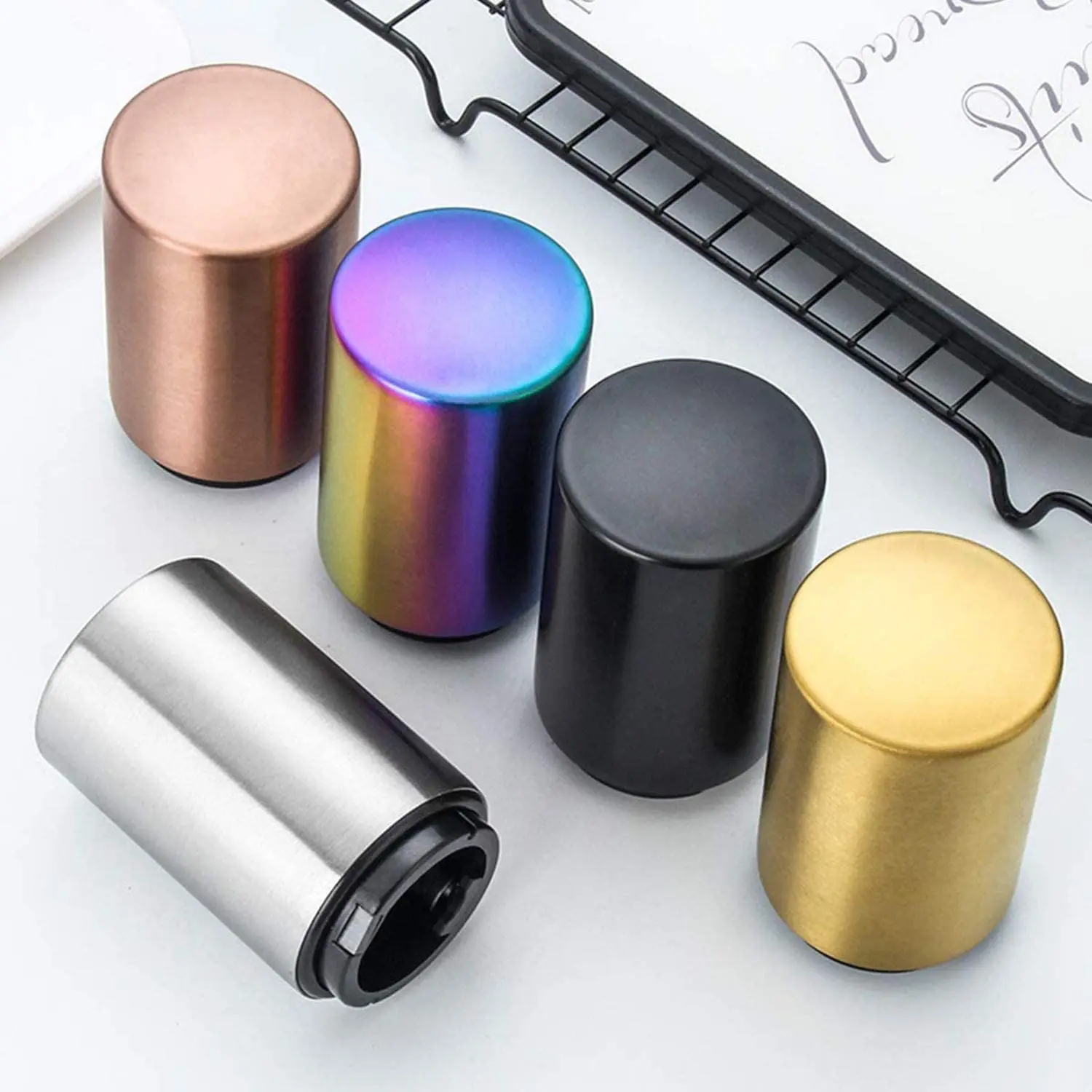 

Portable magnetic automatic beer bottle opener for stainless bottle opener,stainless steel bottle opener automatic for push down