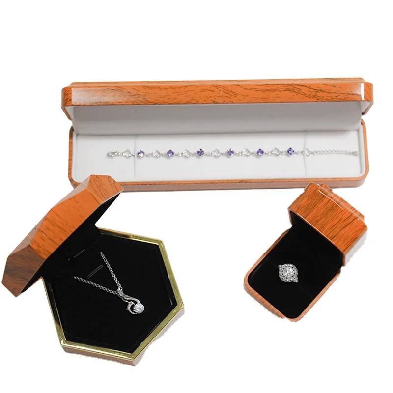 

FSD Velvet Plastic Custom Boxes Jewelry Wholesale Jewelry Packaging Luxury Ring Pendant Box, Customized