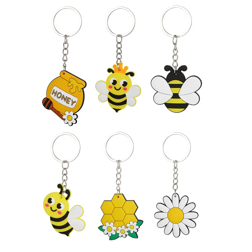 

Kids Bee Day Theme Birthday baby shower Party Return Favors bee keychain