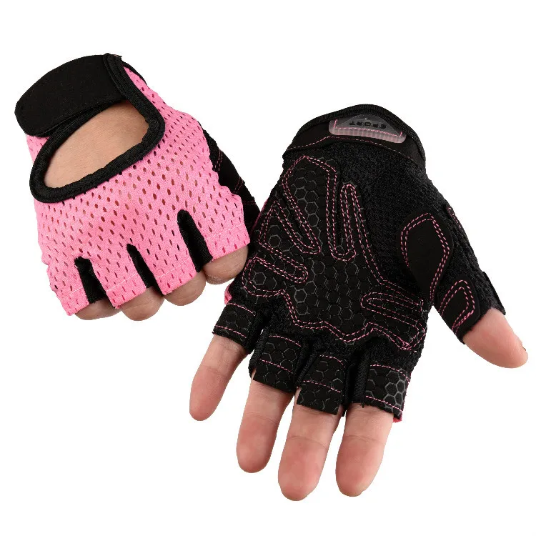 
wholesale fashionable grip non slip padded sports gym yoga gloves 
