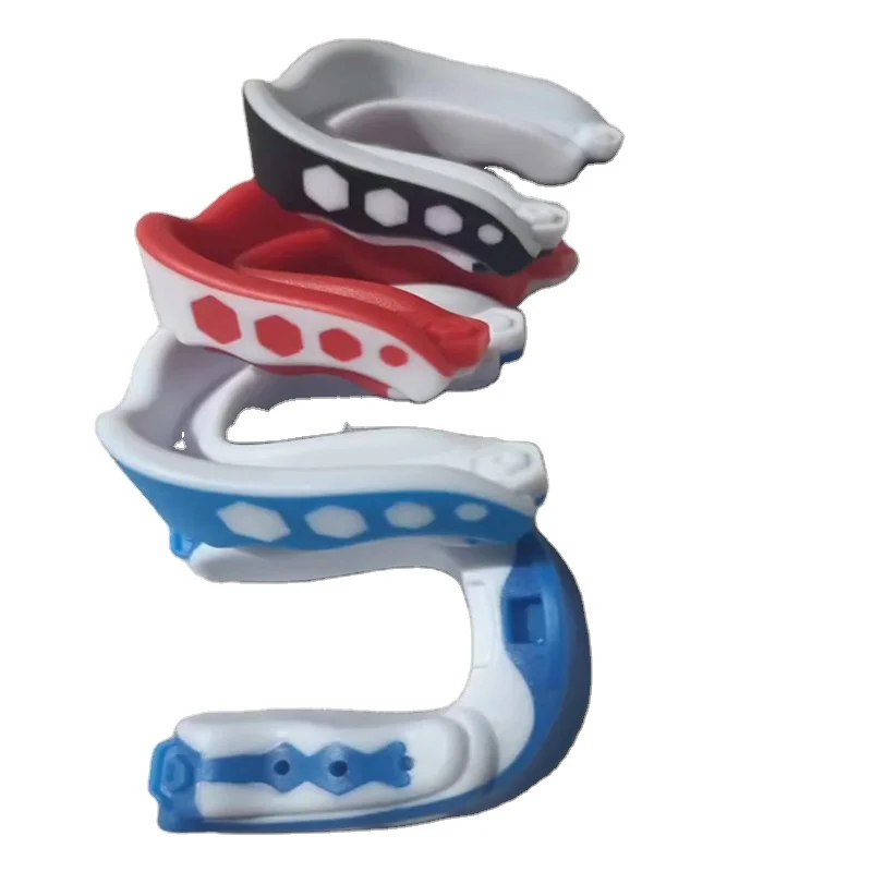 

Custom multicolor eco heat setting eva silicone gel martial art sports football boxing mouth guard, Any color