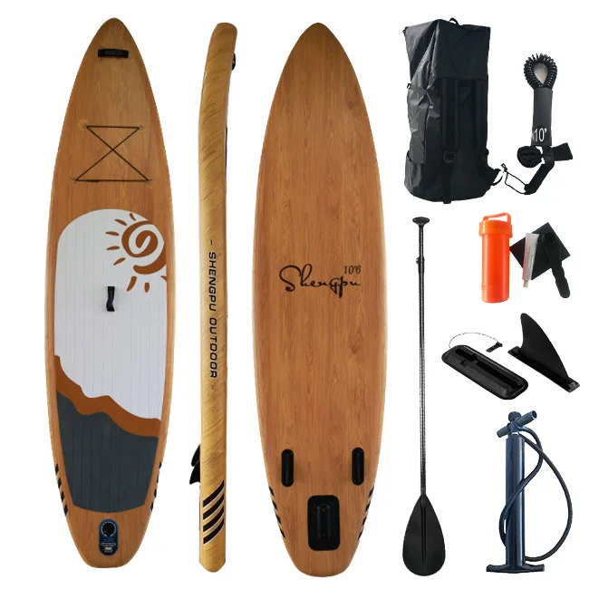 

2021 OEM stand up paddle boards inflatable sup paddle surfboard custom wood paddle board, Picture color