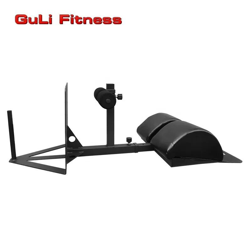

Guli Fit Gym Equipment Fitness Glute Ham Developer Raise Machine Bench GHD Adjustable Roman Chair Leg Extension Leg Curl Machine, Black or customized