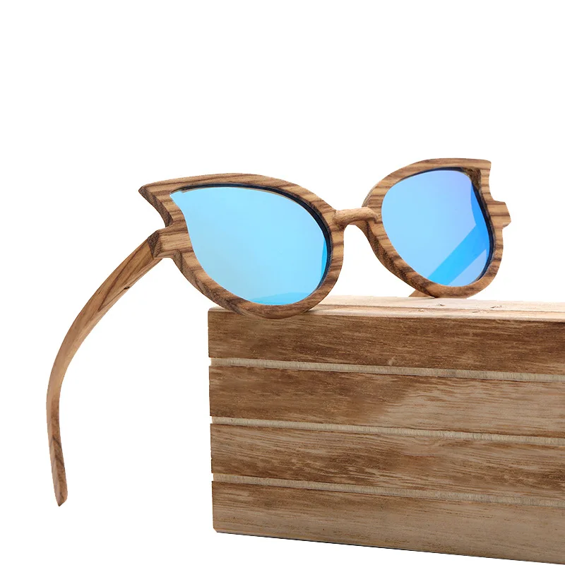

SUNPOLY High Quality Wooden Glasses Sunglasses TAC Polarized Eyewear, Multi colors