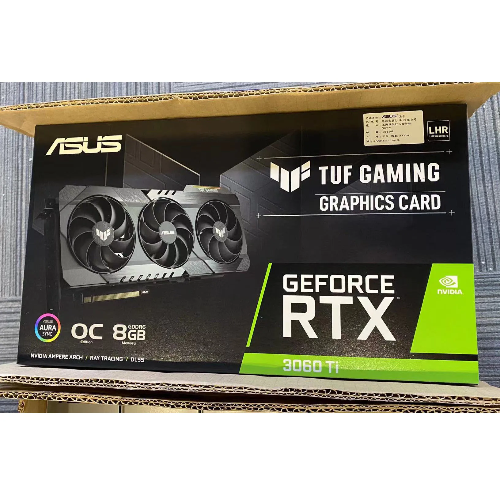 

For A S U S TUF RTX 3060 Ti 8GB LHR 42mh gaming gaming GPU graphic card