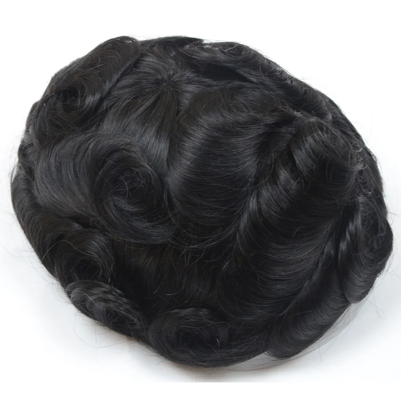 

2019 new human hair swiss lace men's toupee best selling toupee