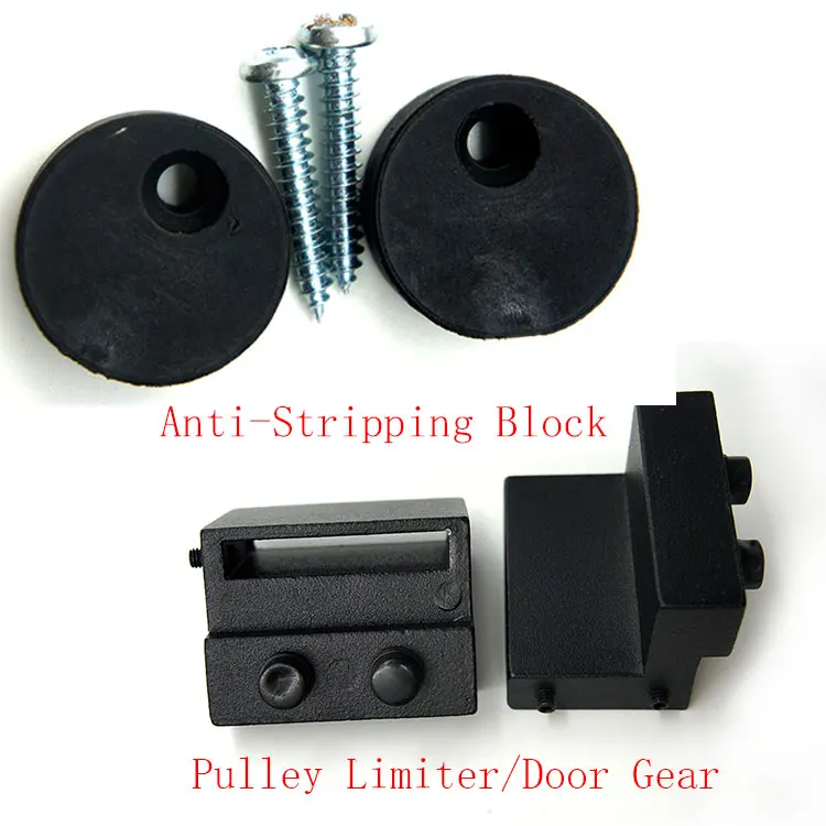 Ceiling Mounted Metal Sliding Barn Door Hardware Fittings Wrought Iron