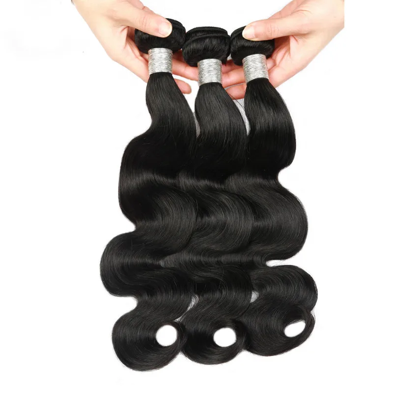 

10A Brazilian European and American wigs synthetic fiber high temperature silk hair curtain hair bundle big curl big wave, Black