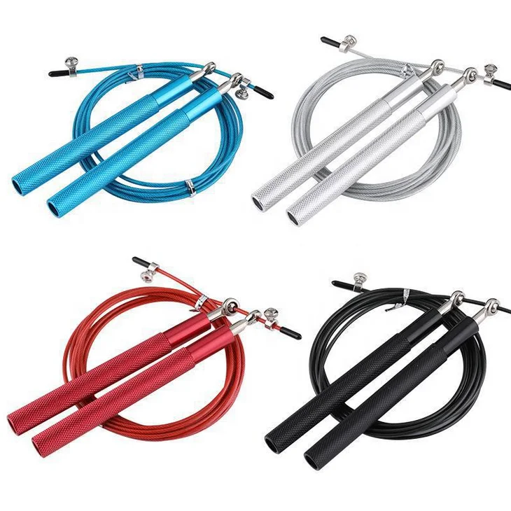 

custom skipping speed metal jump rope with logo exercise battle skip rope, As the picture show