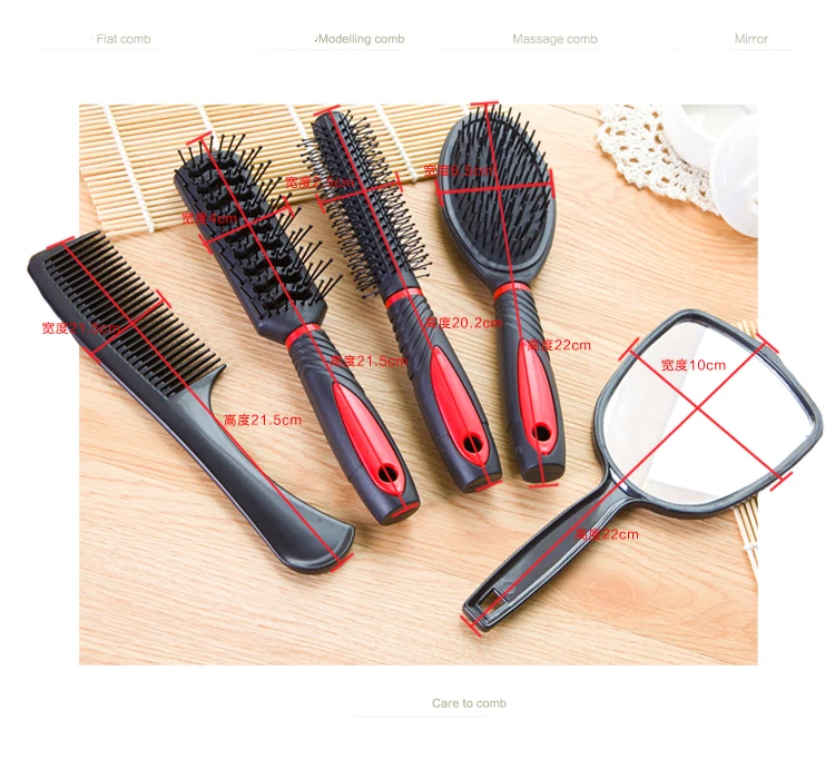 Hair Comb Set Professional Salon Cutting Brushes Sets Comb Hair Brush