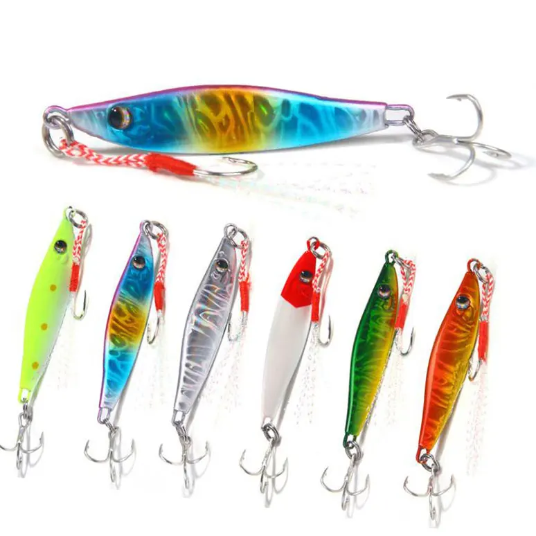 

2021 New arrival Custom luminous 8g 14g jig lure for sea fishing