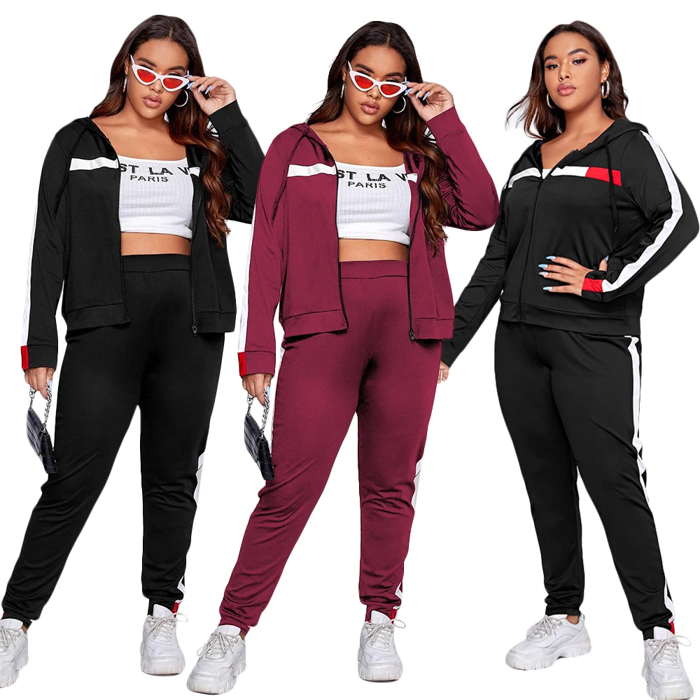 

Fabric Upgrade Two Piece Set Women Tracksuit Festival Clothing Top + Pant Sweat Suit 2 Pieces Outfits Hoodies Sweatshirt, 2 colors