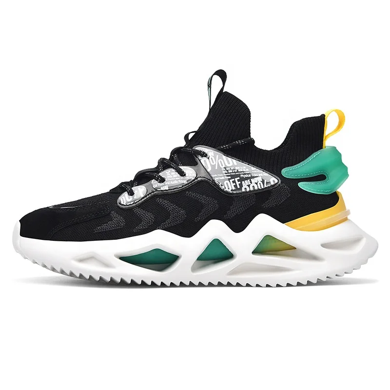 

2021 new breathable fashion basketball shoes shiny shoelaces friction resistant sneakers men's casual shoes, Picture shows