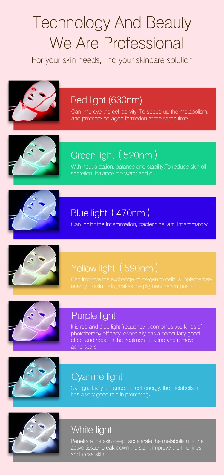 led mask photon