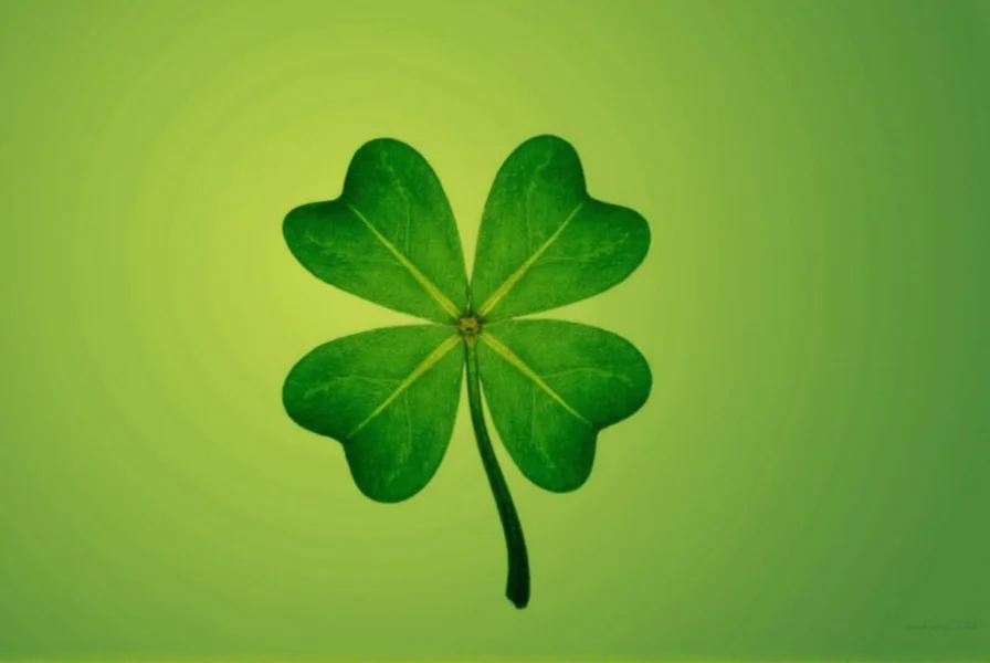 Preserved two-leaf clover specimen displayed in a book with preservation instructions