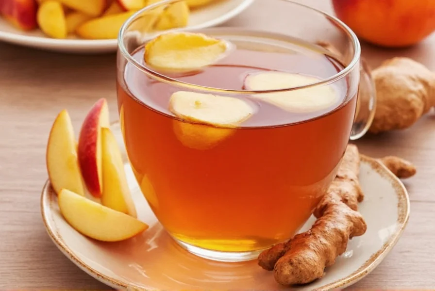 ginger peach tea