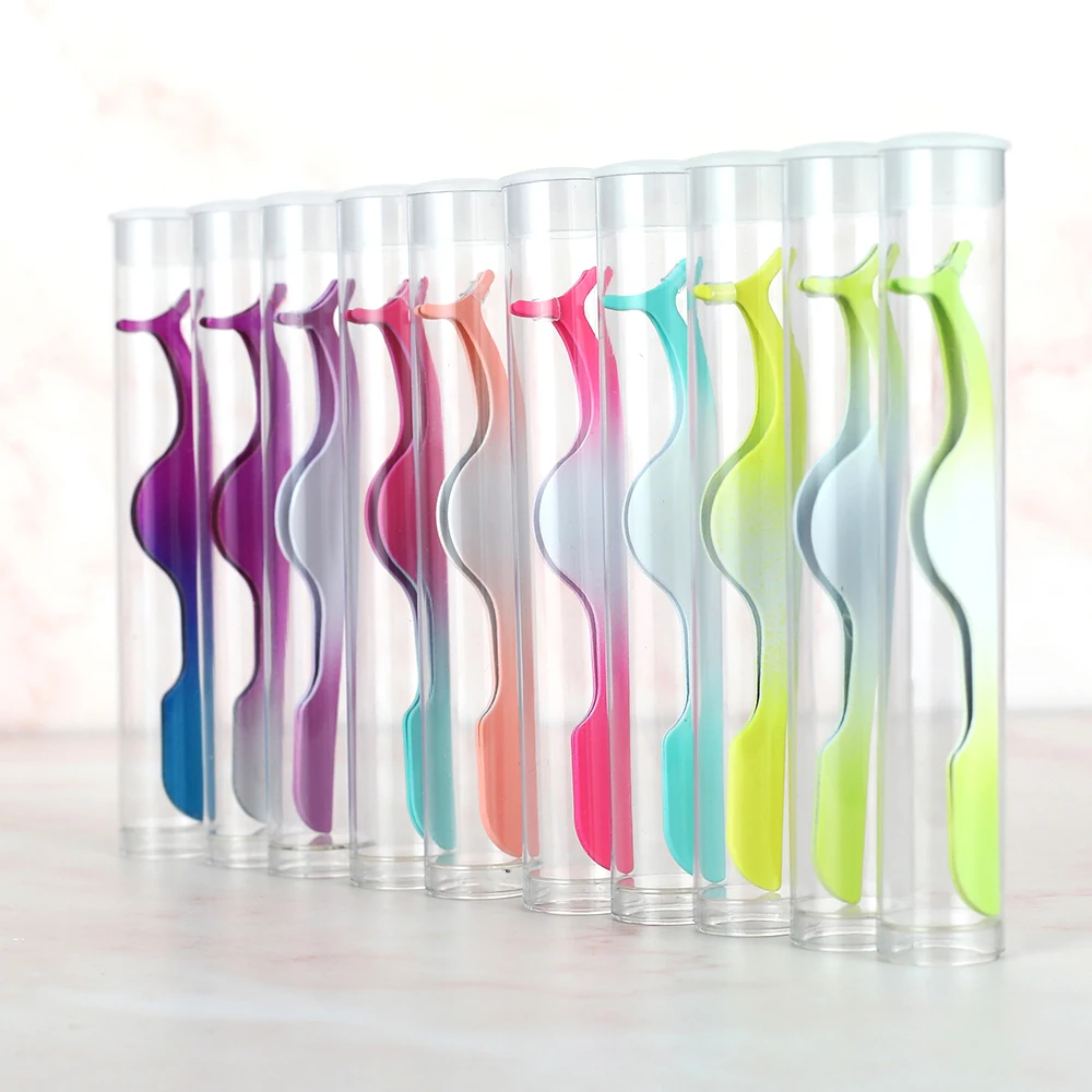 

Wholesale Beauty lash Tweezers Sets White Titanium Tweezers Bulk Eyelash Tools Private Label Eyelash Tweezers, Colors